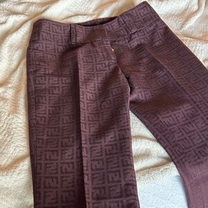 FENDI Monogram Trousers - size 38
